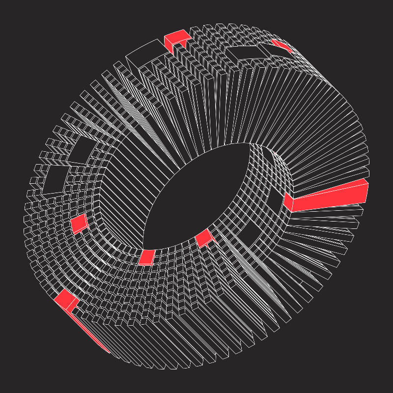 Ex Mobius (Neon Red) #7 static token preview