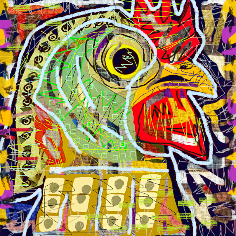 Weird Chickens #1 static token preview