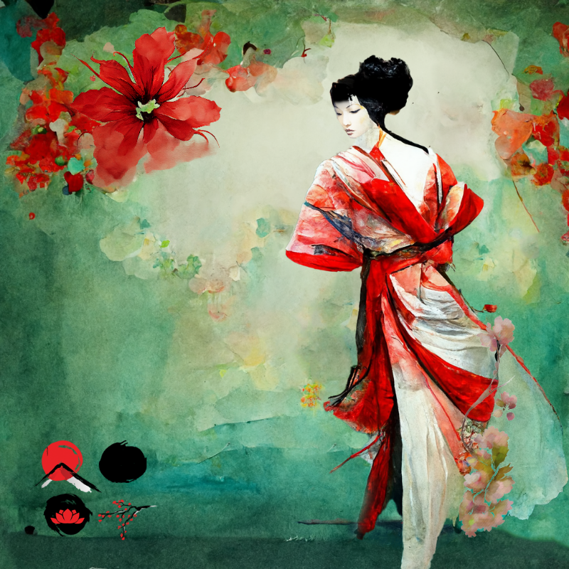 The dancing geisha #14 static token preview