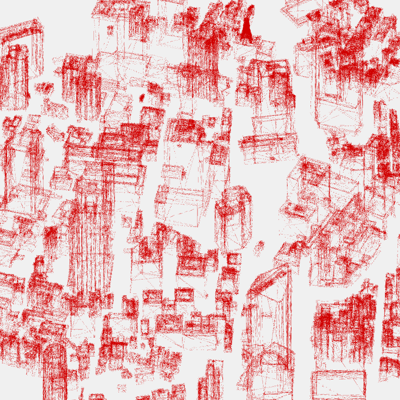 Algorithmic Drawing: Minato City Tokyo #4 static token preview
