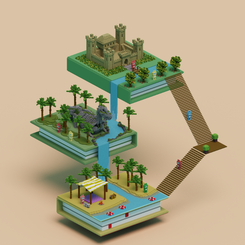 Books and islands #7 static token preview