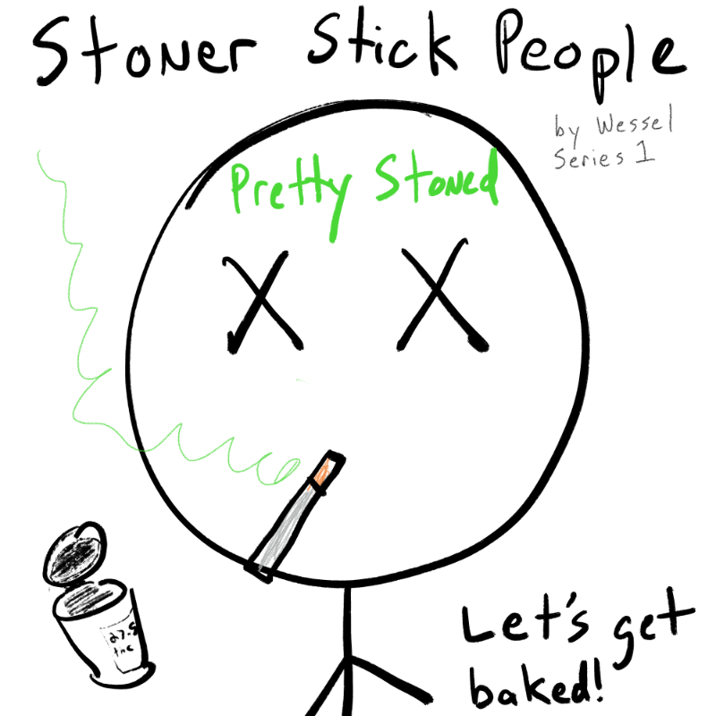 Stoner Stick People #49 static token preview