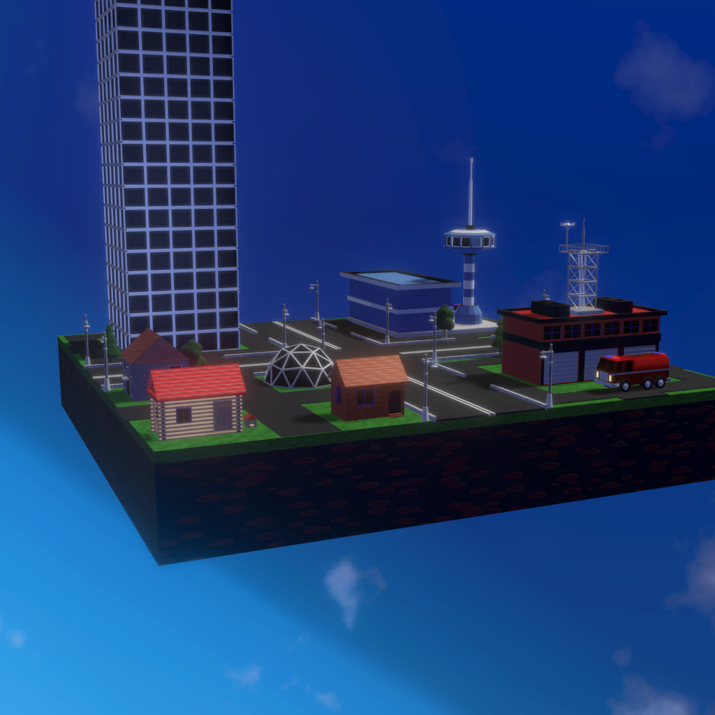 3D City #1 static token preview