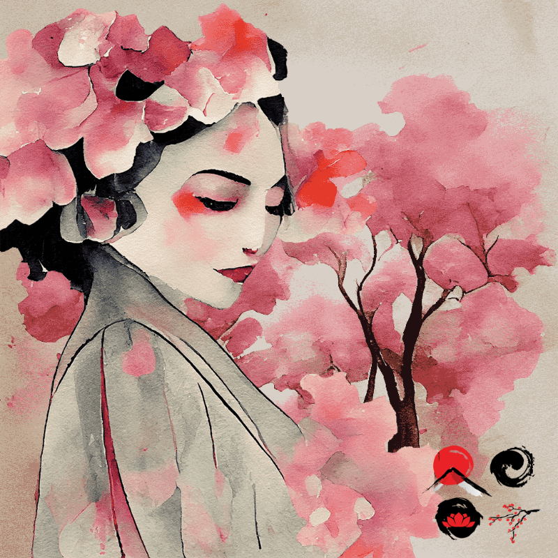 Pink Geisha #22 static token preview