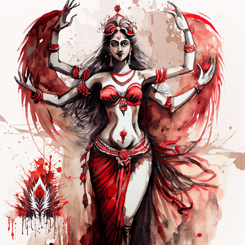 Shakti in Red #8 static token preview