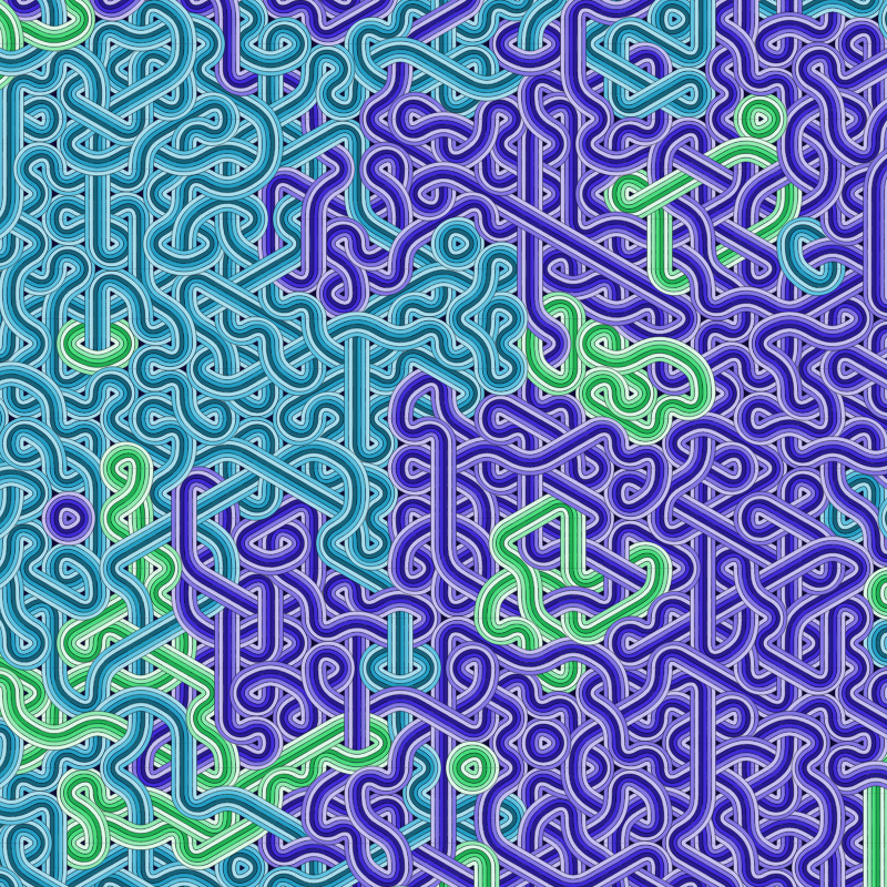 Bézier Truchet #93 static token preview