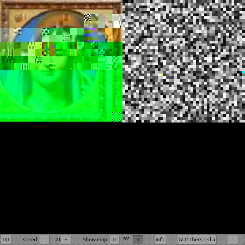 The Glitchers 1.0 - JPG with parasites #25 static token preview