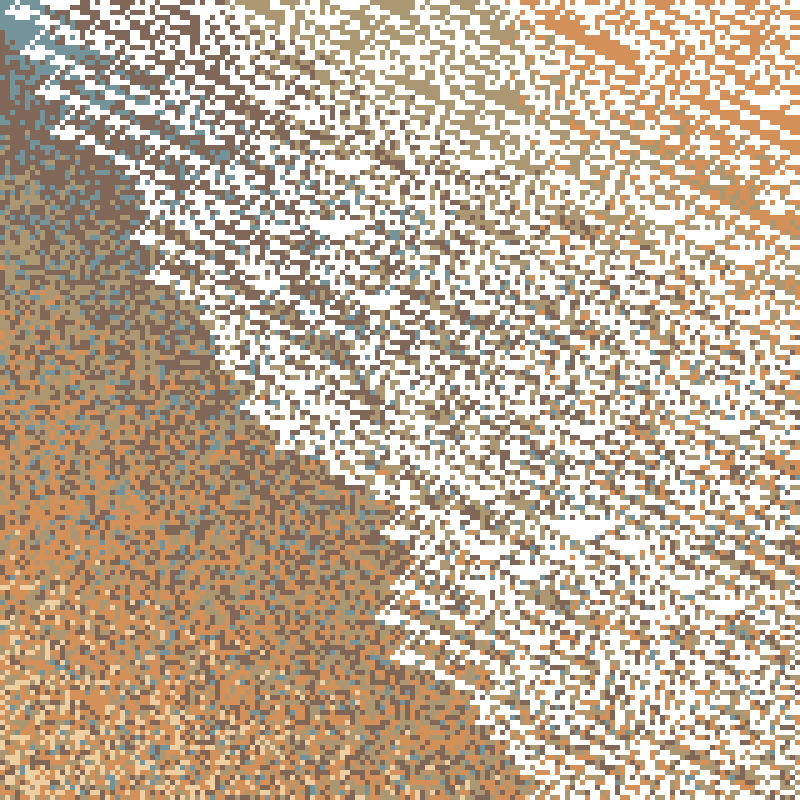 Colored Elementary Cellular Automaton #363 static token preview