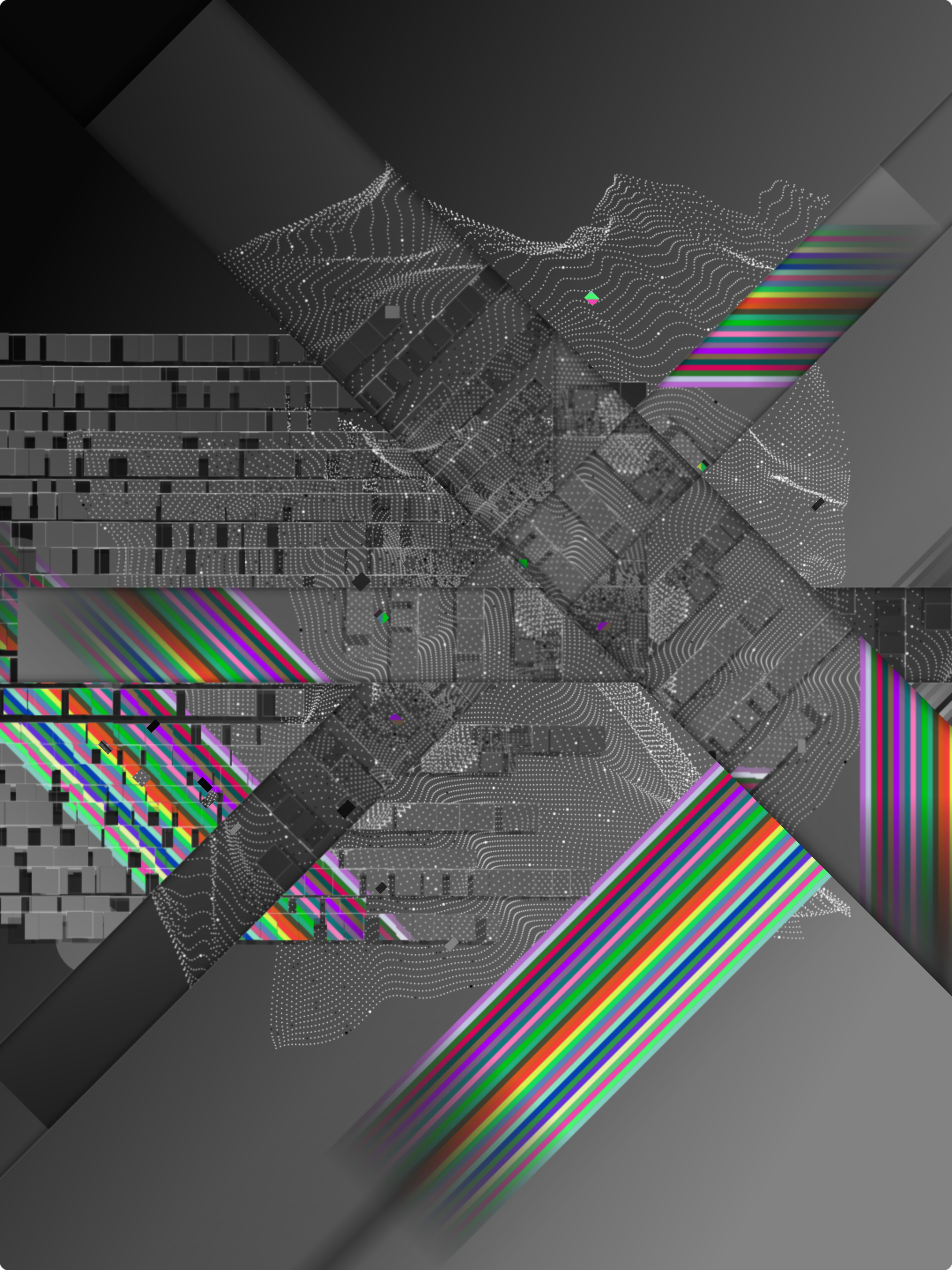 Fronteras en abstracto #138 static token preview