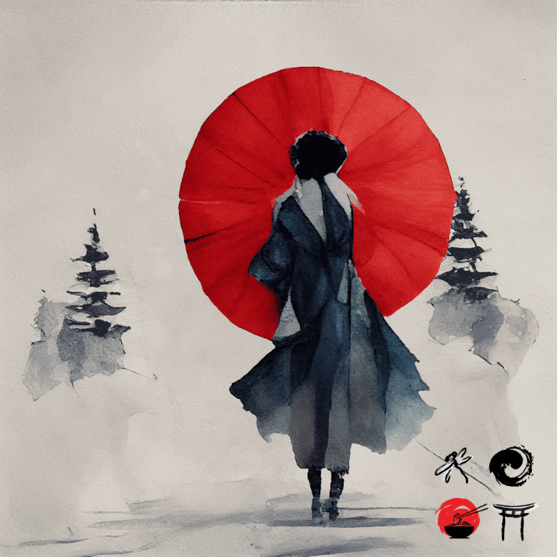 A walking geisha #24 static token preview