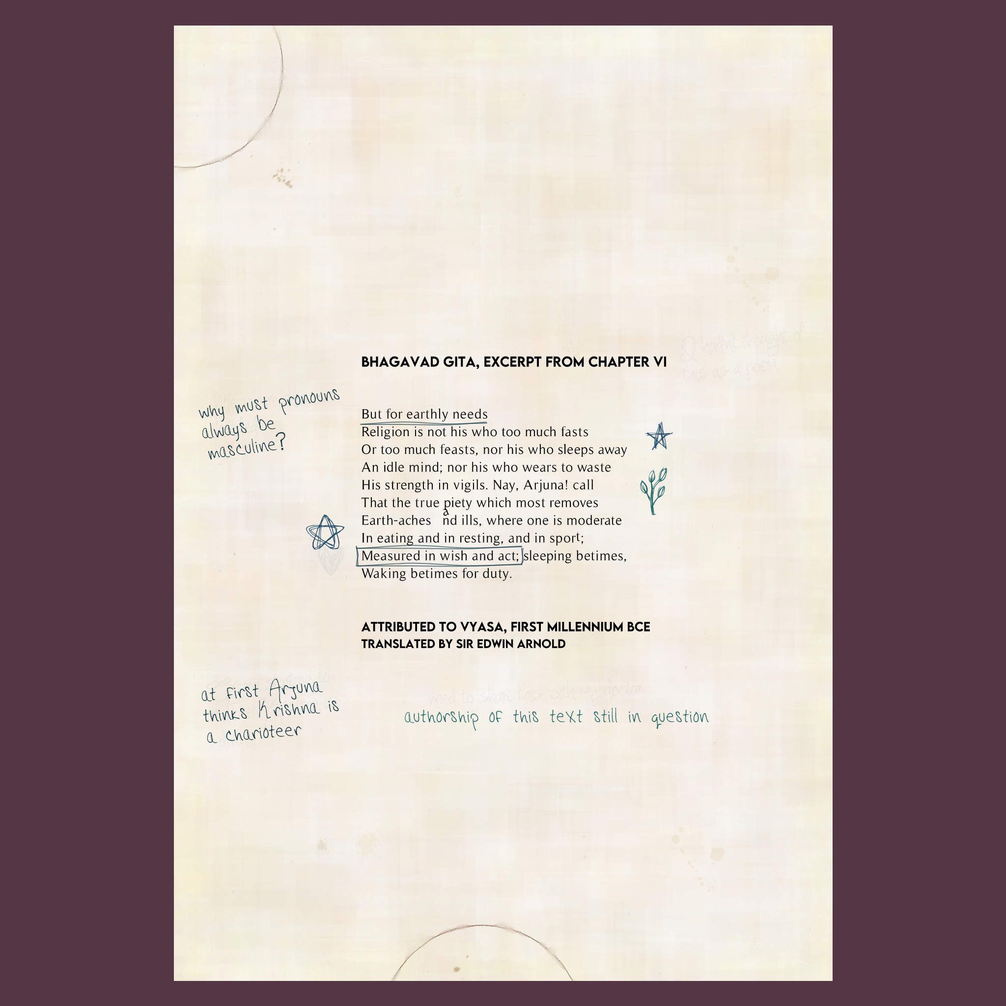 Poems in the Public Domain #12 static token preview