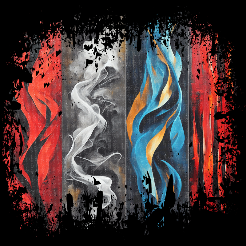 AI Fire and Smoke #4 static token preview