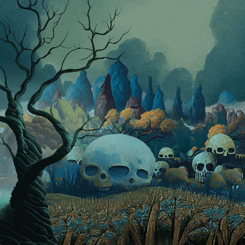 Skull Village #23 static token preview