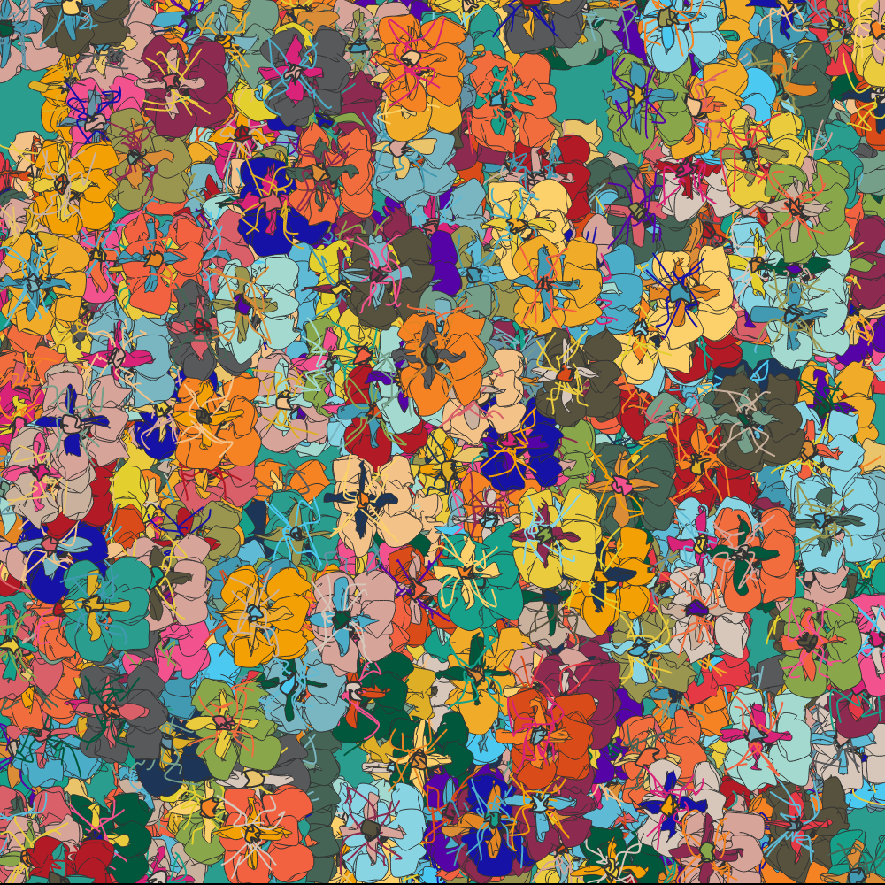 Floral Cacophony #3 static token preview