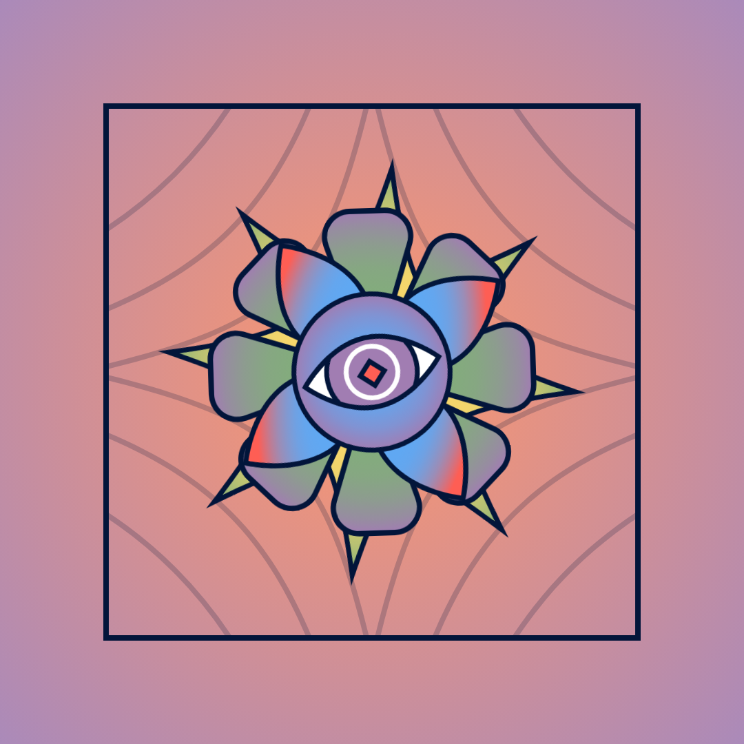 NOWHERE FLOWER #4 static token preview
