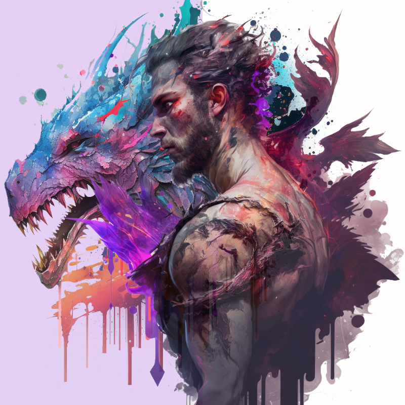 Dragon Bloke #10 static token preview