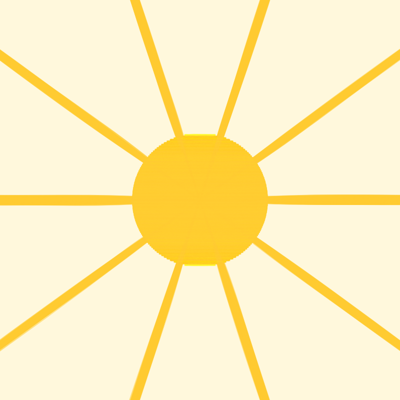 Lever de soleil linéaire #7 static token preview