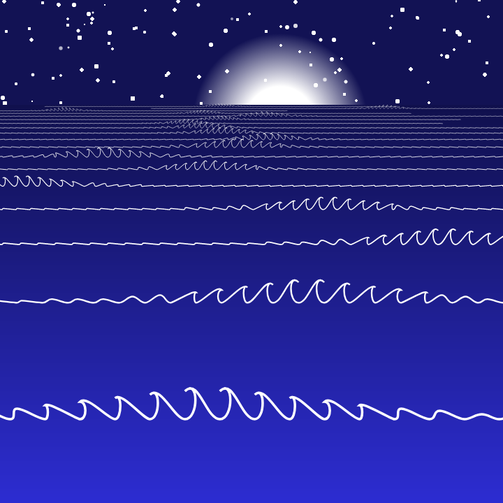 moonlitWaves #8 static token preview