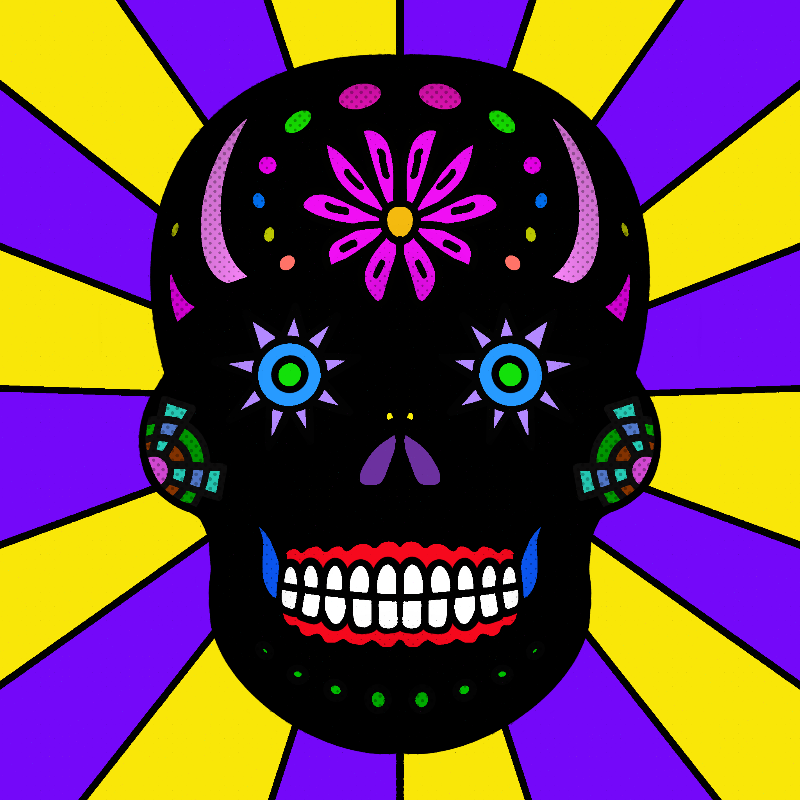 Sugar Skulls #343 static token preview