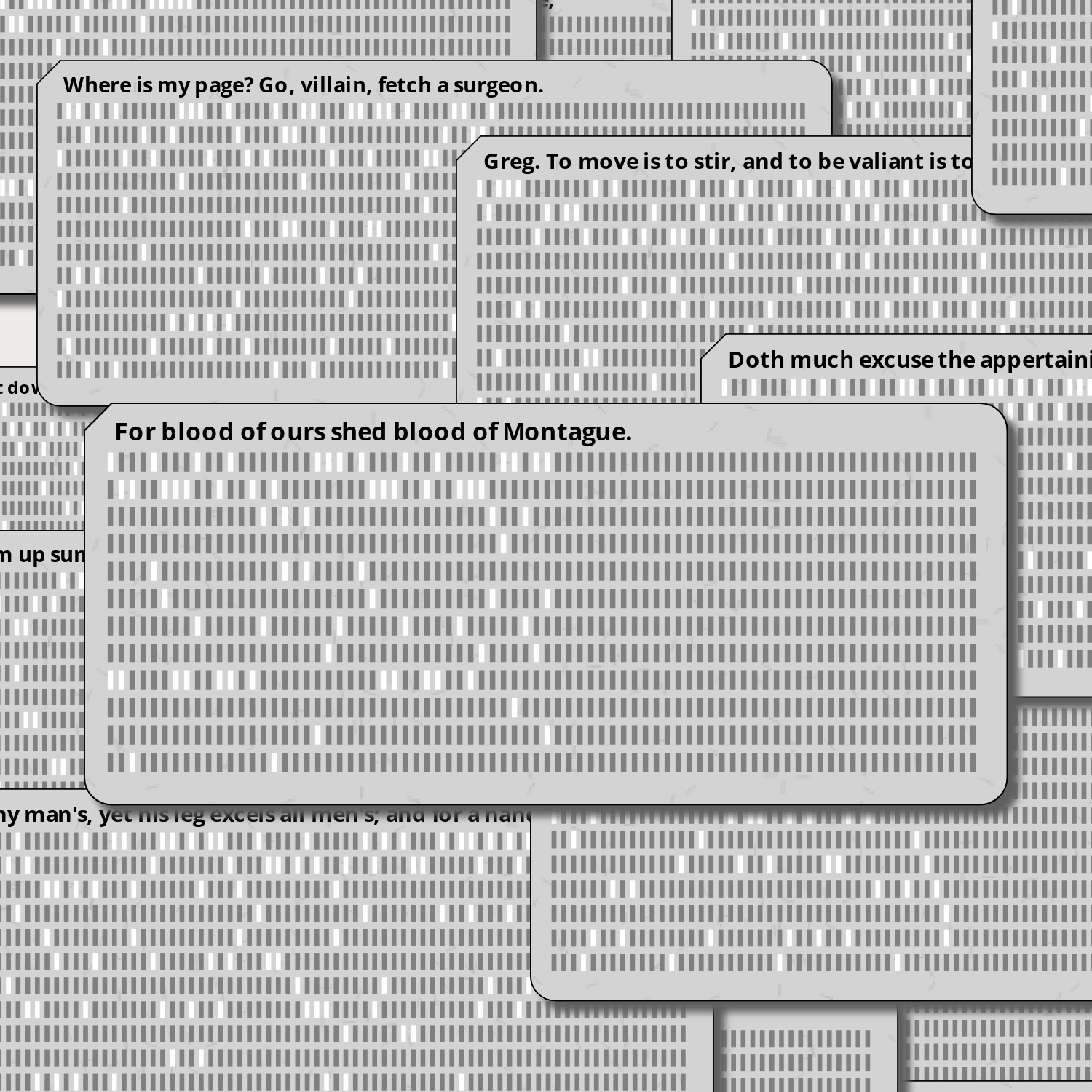Romeo and Juliet on Punched Cards (Free) #17 static token preview