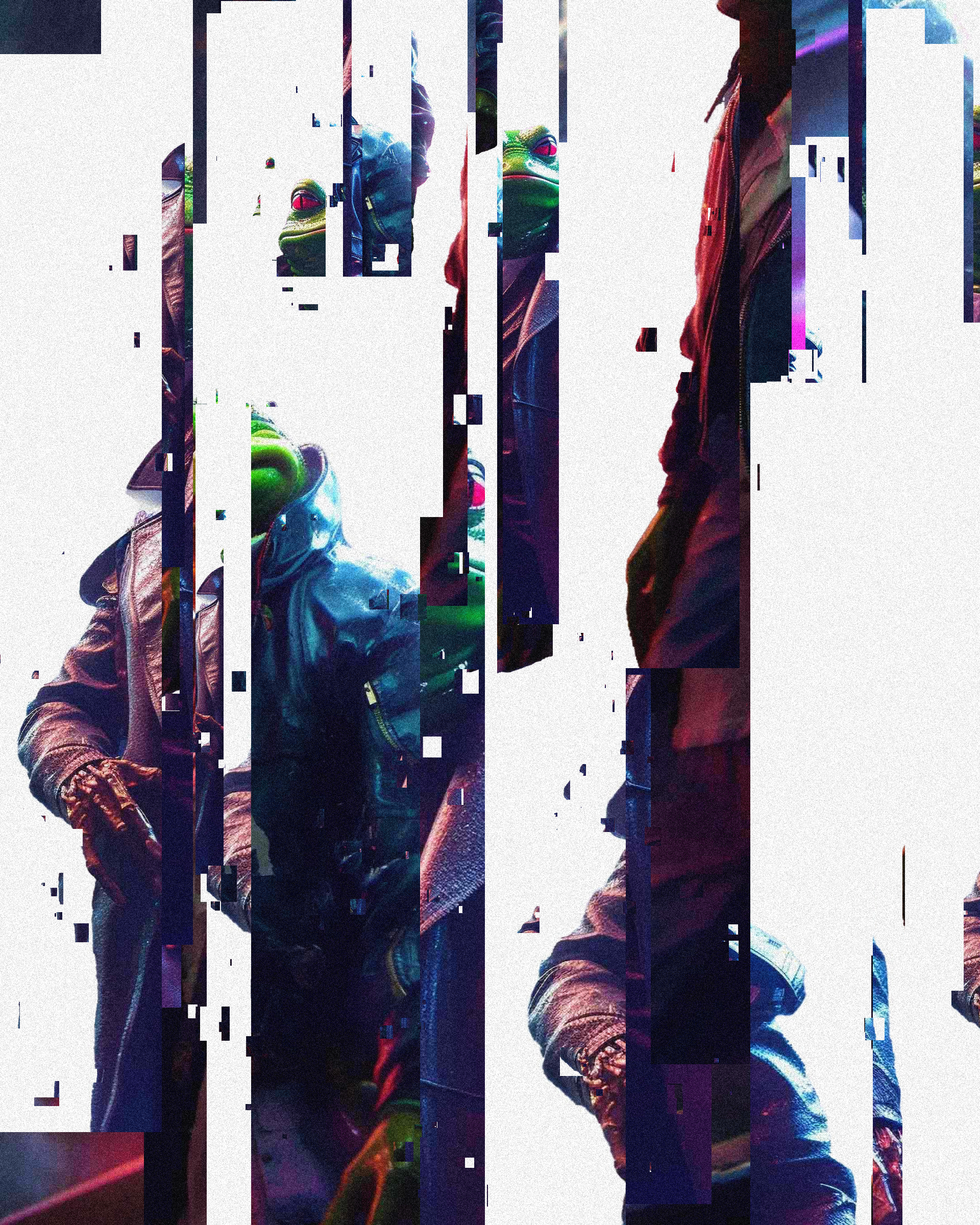 Cyber Pepe Collage #2 static token preview