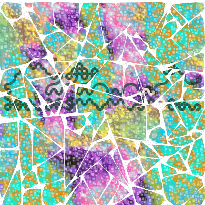Tessellis - Gaudi style generative mosaic #3 static token preview