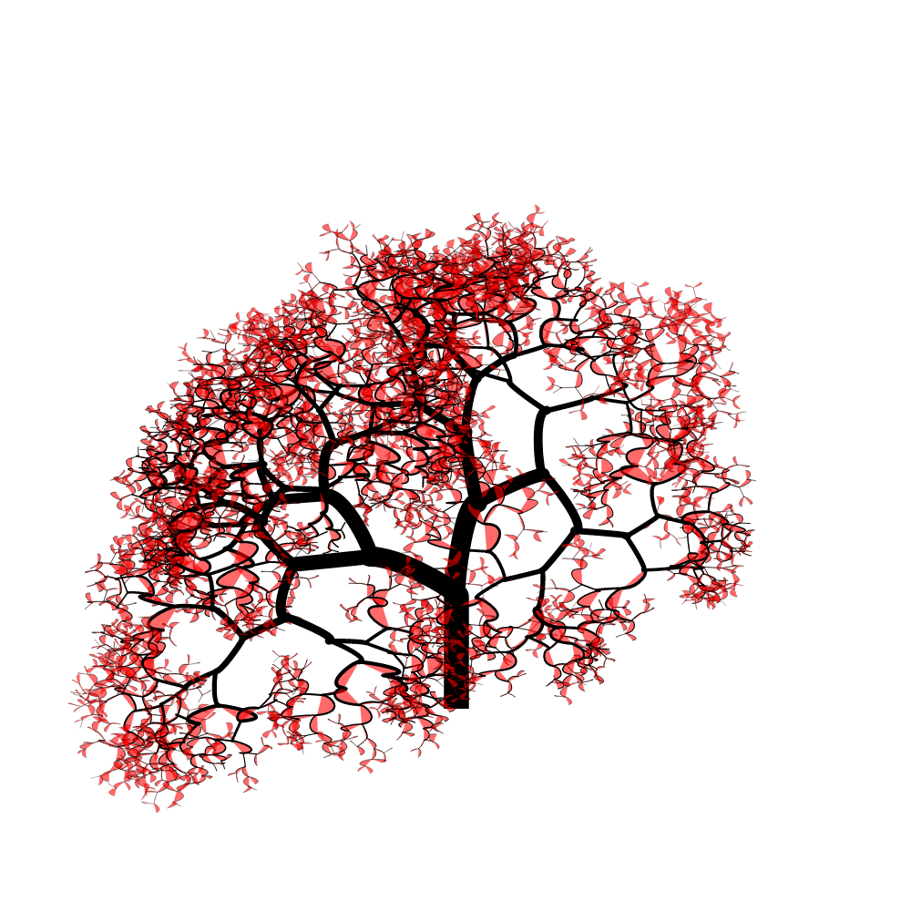 Bézier Bloom #20 static token preview