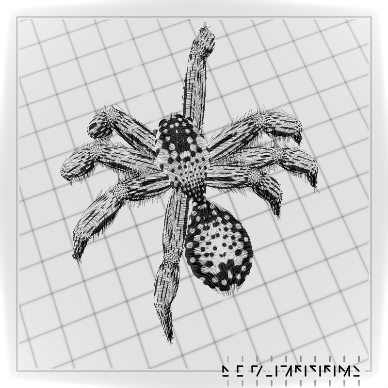 Impure Spiders #15 static token preview