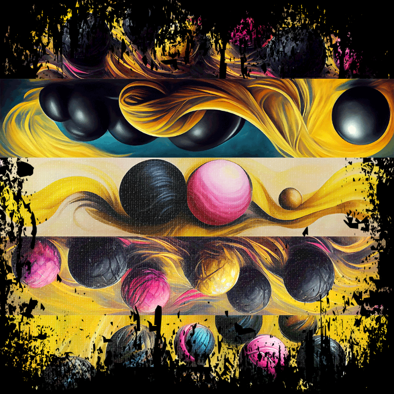 AI Abstract Balls #11 static token preview