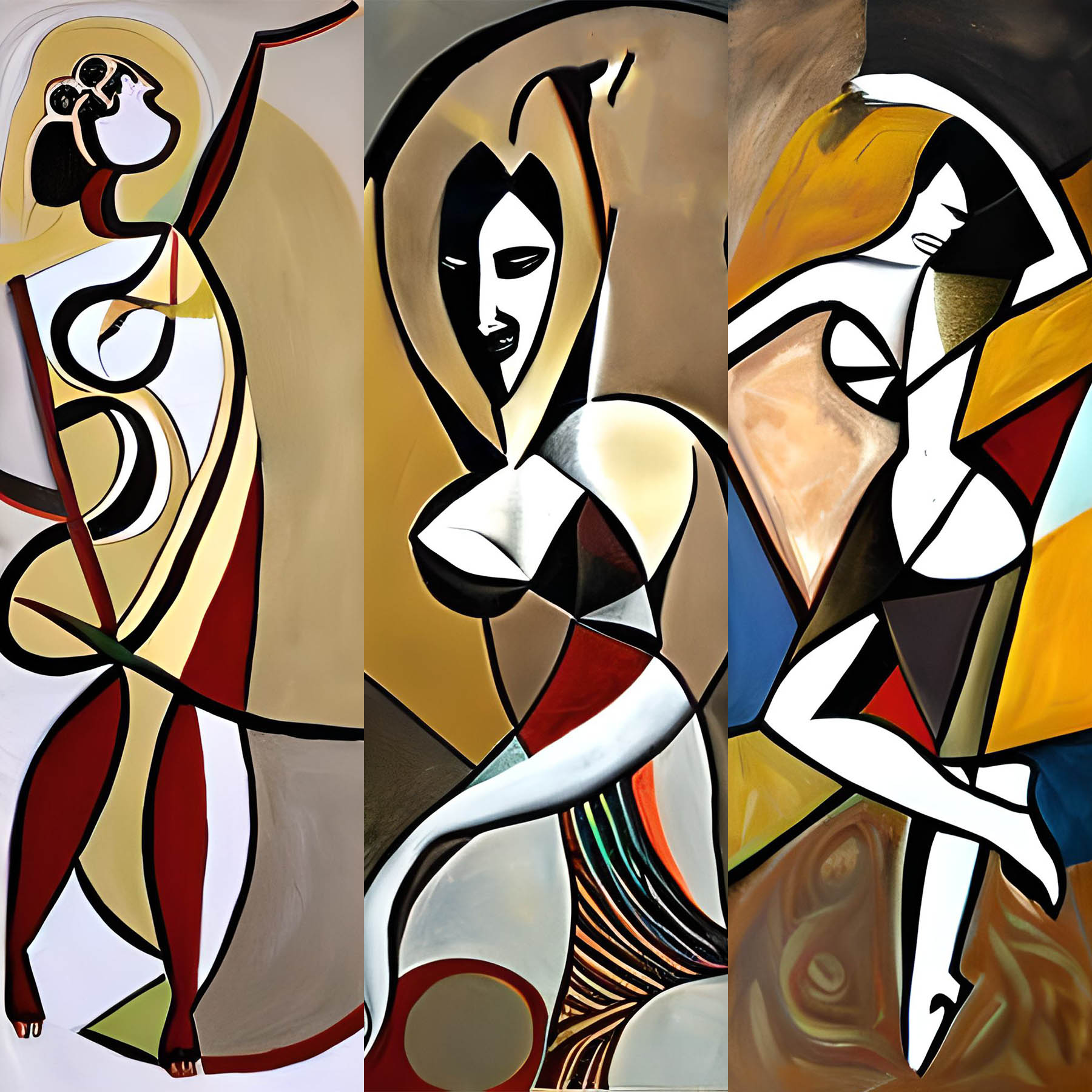 Cubism Dancers #11 static token preview