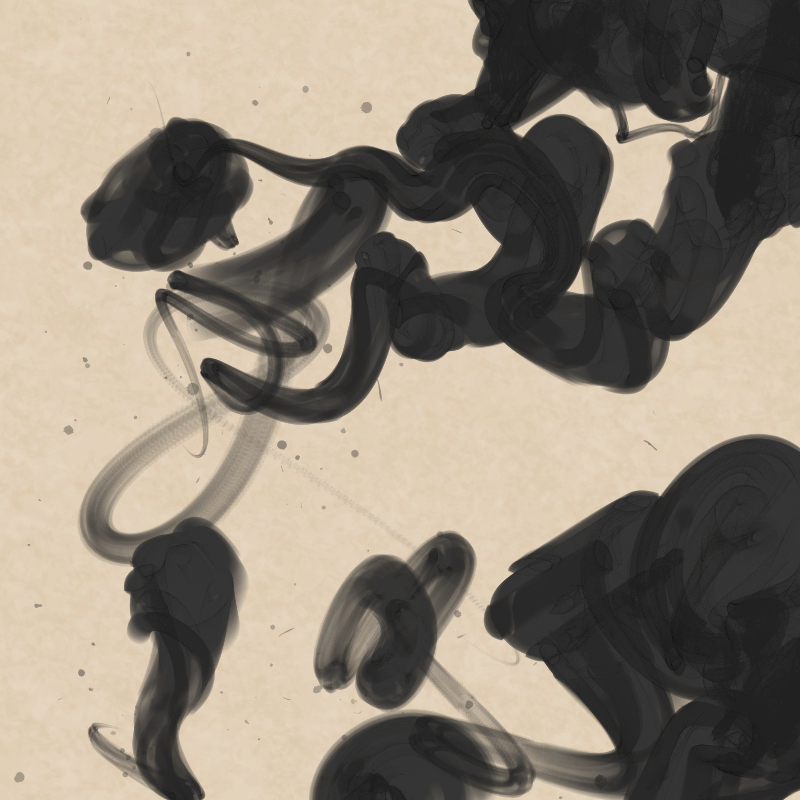 Abstract Calligraphy #24 static token preview