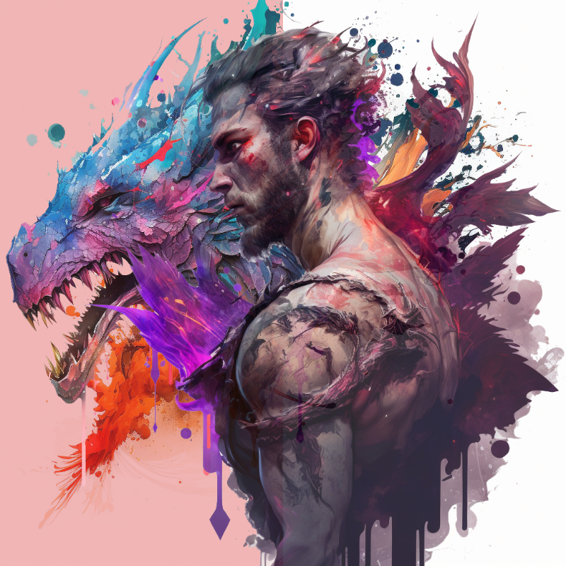 Dragon Bloke #6 static token preview