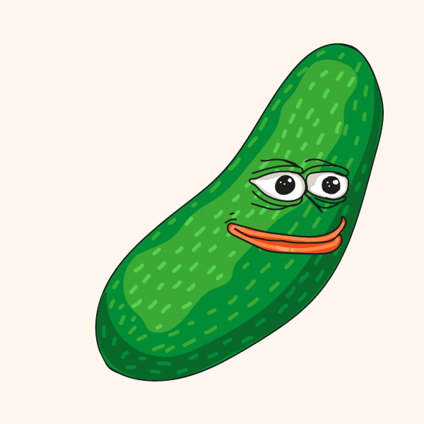 Pepe generative vegetables faces. #7 static token preview