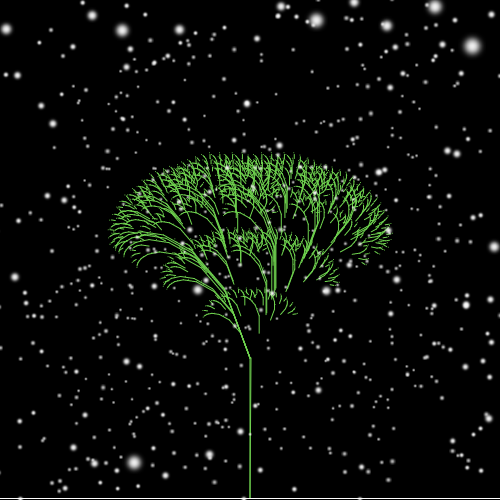Trees in the snow #1 static token preview