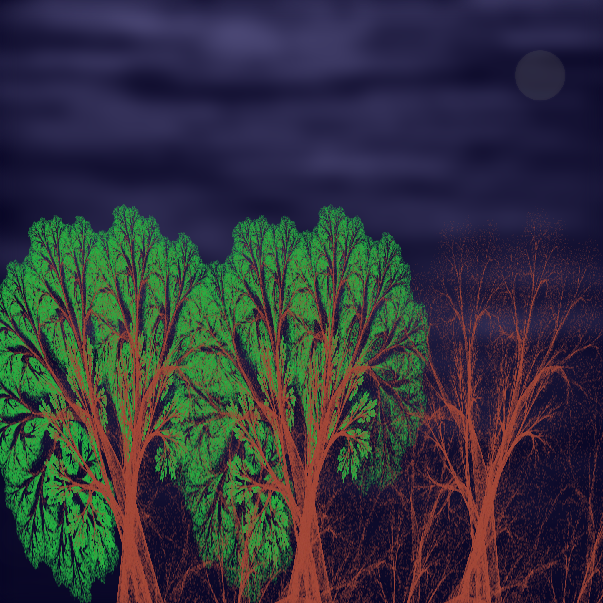 Chaotic Treescape #12 static token preview