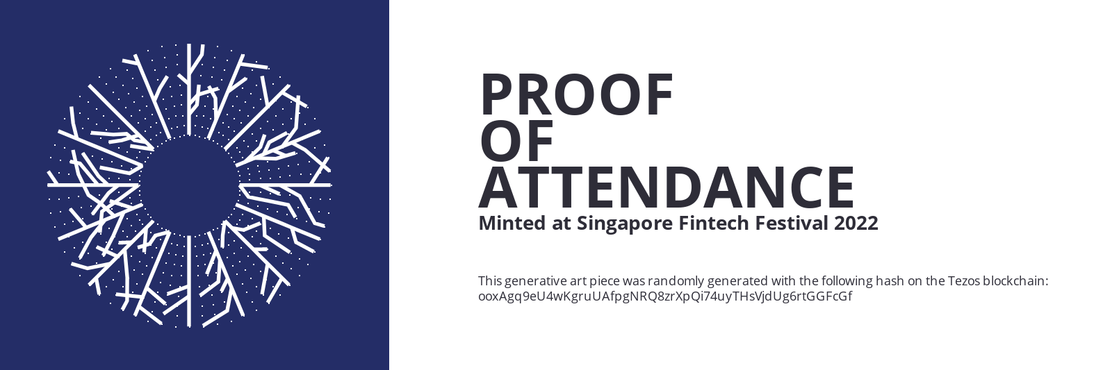 SFF2022 Proof of Attendance Token #1282 static token preview