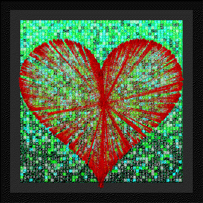 [heart/ascii.glitch] #3 static token preview