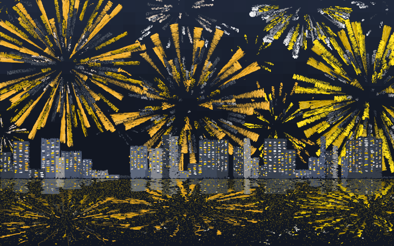 Fireworks #14 static token preview