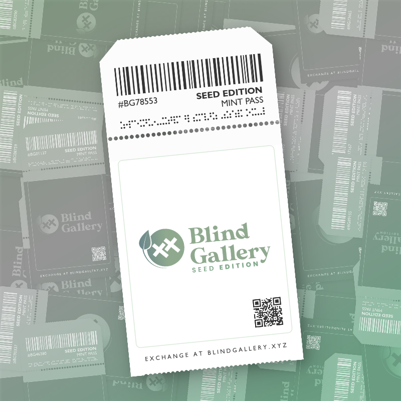 Blind Gallery Mint Pass (Seed Edition) #13 static token preview