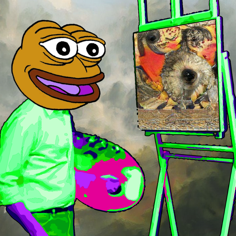 Pepe Ross goes AI #19 static token preview