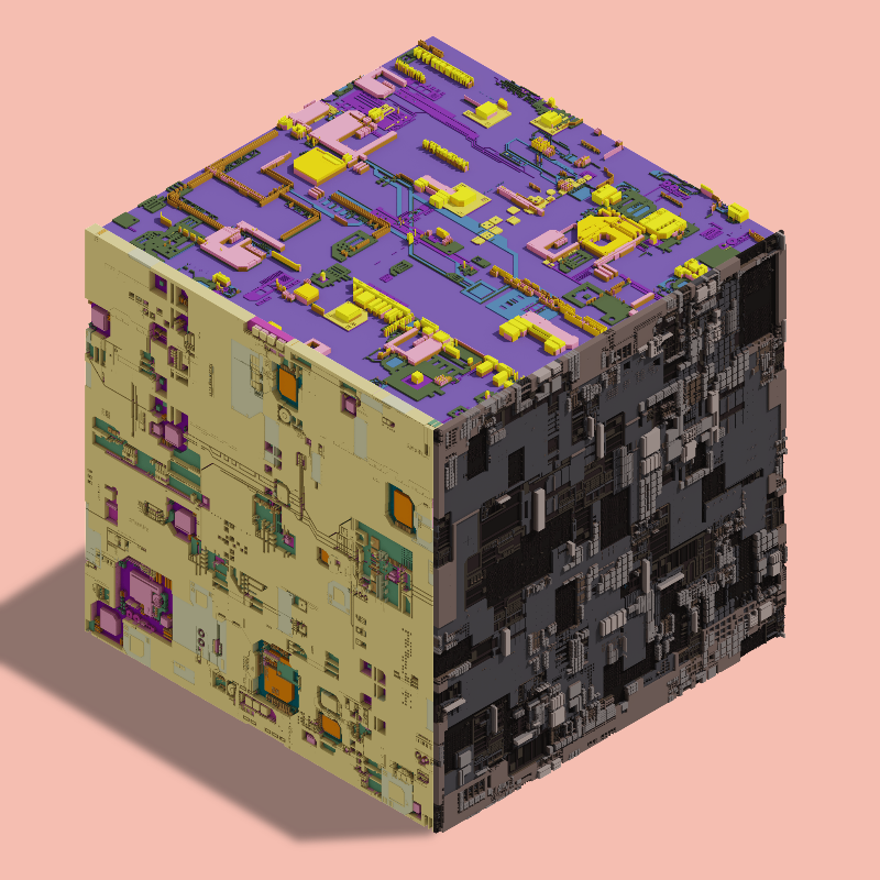 Cube generative #12 static token preview