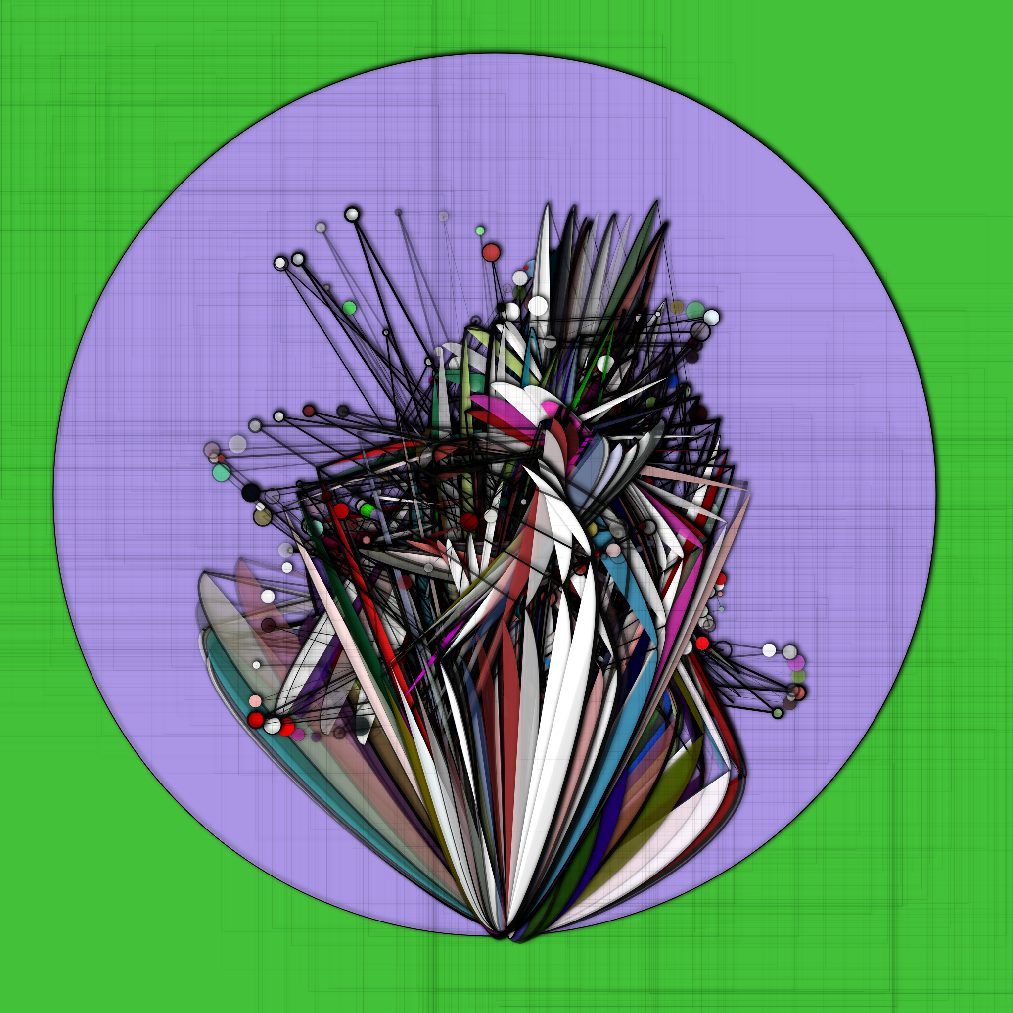 Geometric Bouquet #8 static token preview
