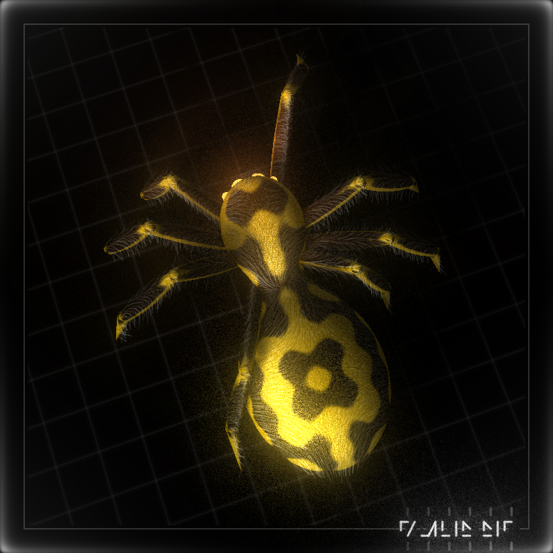 Impure Spiders #38 static token preview