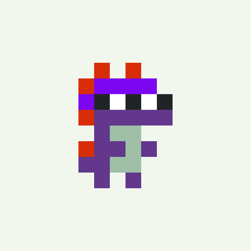Coded Tiny Dinos #262 static token preview