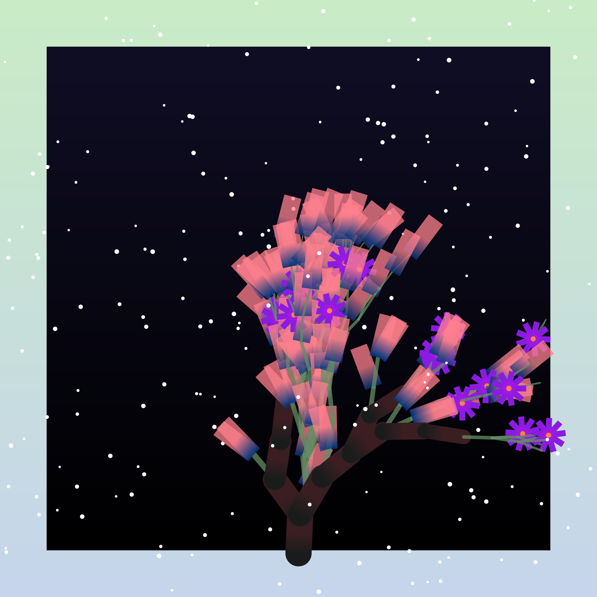 Some generative winter trees #18 static token preview