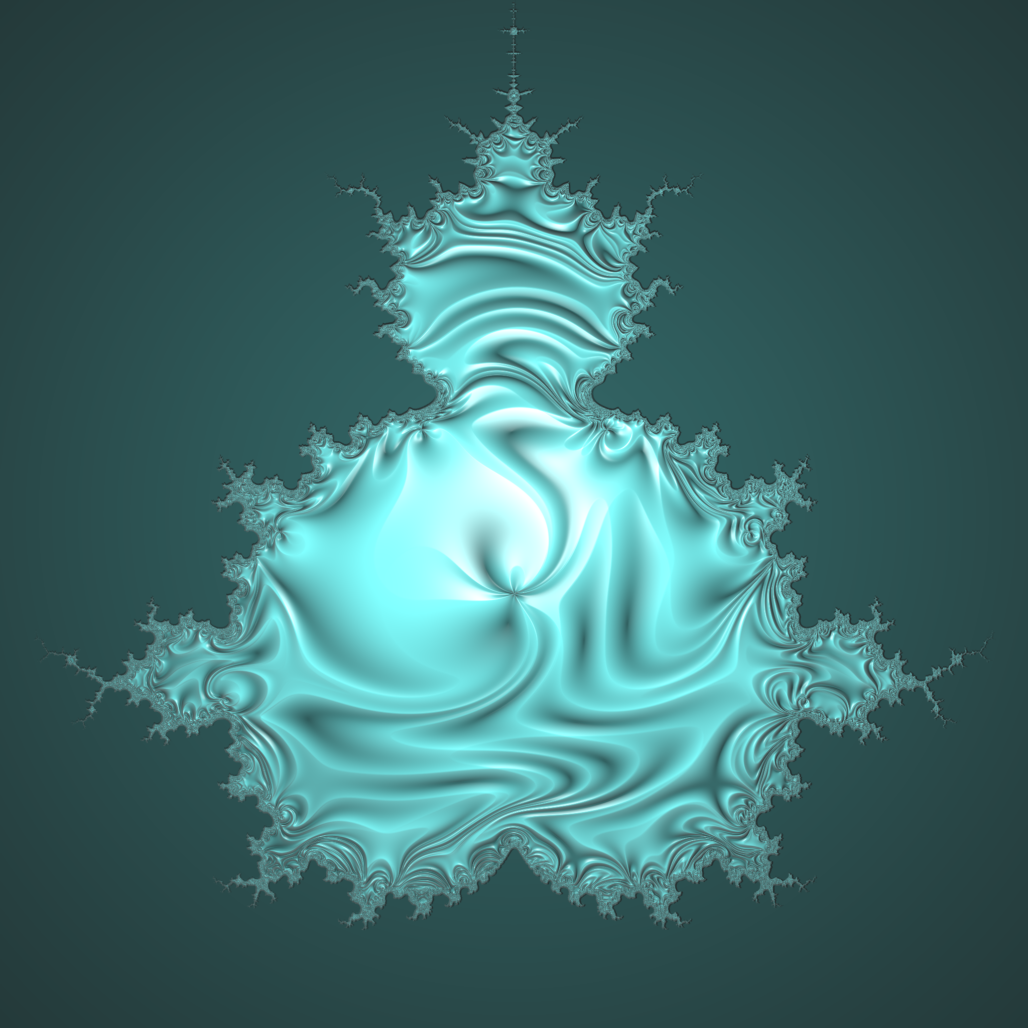 Warped Mandelbrot Fractal #17 static token preview