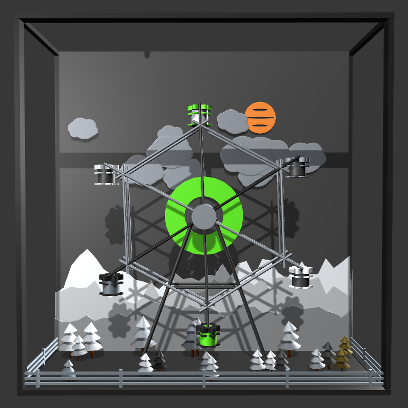 “Uncle Run” Fun Park: Ferris Wheel #23 static token preview