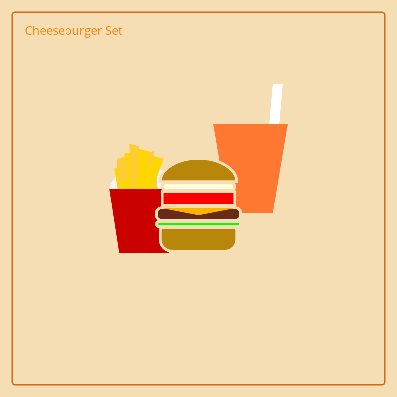 HAMBURGER!! #4 static token preview
