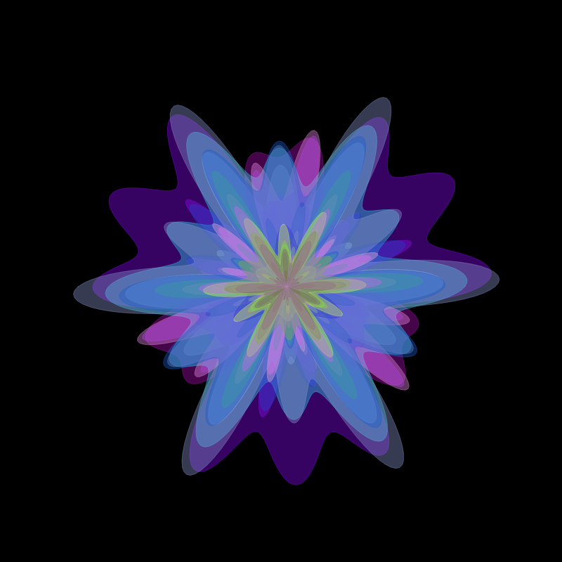 Blooming Flowers #16 static token preview