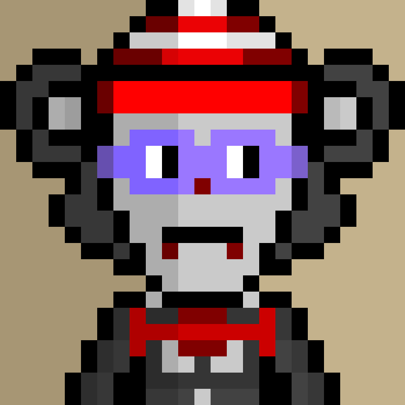 Morixels Monkey #24 static token preview